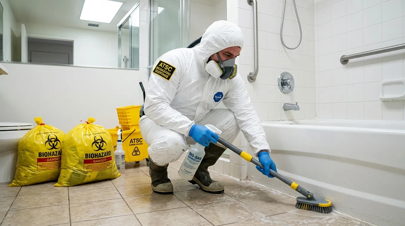 Decontamination equipment deployed for Blood Cleanup in West Ridge